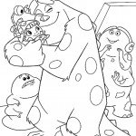 דף צביעה סאליוון מחבק את בו באהבה דף צביעה סאליוון מחבק את בו באהבה