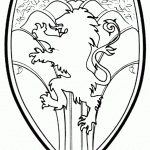 דף צביעה מגן נרניה