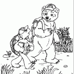 דף צביעה צבי הנינג'ה 13