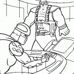 דף צביעה צבי הנינג'ה 6