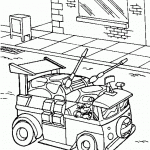 דף צביעה צבי הנינג'ה 2