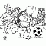 דף צביעה צבי הנינג'ה 17