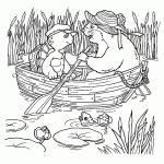 דף צביעה צבי הנינג'ה 15