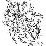 דף צביעה המלך סוכרי