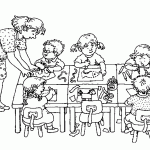 דף צביעה שלום כיתה א'