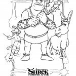 דף צביעה שרק 9