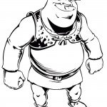 דף צביעה שרק 8