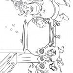 דף צביעה שרק 5