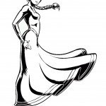 דף צביעה פיונה היפה