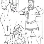 דף צביעה שרק 4