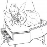 דף צביעה הפיה הסנדקית שרה