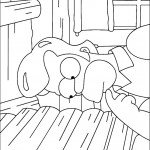 דף צביעה הומר סימפסון