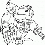 דף צביעה הרובוט אומגה