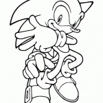 דף צביעה סוניק הקיפוד 7