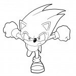 דף צביעה סוניק הקיפוד 5