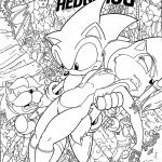 דף צביעה סוניק הקיפוד 3