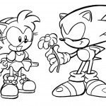 דף צביעה סוניק הקיפוד 1