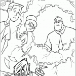 דף צביעה משפחת סופר על 16