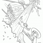 דף צביעה משפחת סופר על 14