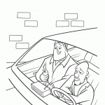 דף צביעה משפחת סופר על 11