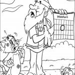 דף צביעה טום וג'רי 6