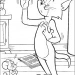 דף צביעה טום וג'רי 3