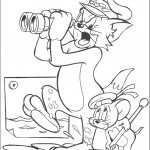 דף צביעה טום הקפטן