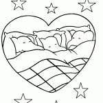 שלושה פילונים מתוקים ישנים במיטה שלושה פילונים מתוקים ישנים במיטה