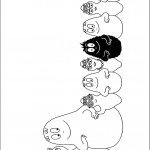 דף צביעה כל משפחת ברבאבא