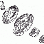 דף צביעה בייבלייד 11 דף צביעה בייבלייד 11