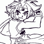 דף צביעה בייבלייד 7 דף צביעה בייבלייד 7