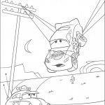 דף צביעה מכוניות דיסני 3