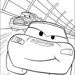 דף צביעה ספידי מקווין ורד