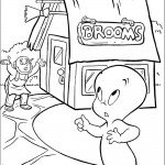 קספר ליד חנות למכירת מטאטאים