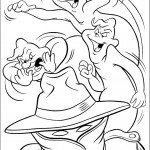 דף צביעה קספר הבלש ושלישיית הרוחות