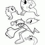 דף צביעה דני פאנטום 11