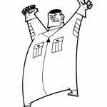 דף צביעה דני פאנטום 10