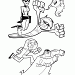 דף צביעה דני פאנטום 7