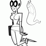 דף צביעה דני פאנטום 4