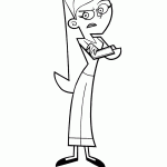 דף צביעה דני פאנטום 3