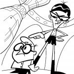 דף צביעה מנדארק אויבו המושבע של דקסטר