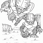 דף צביעה האנדרואידים תוקפים