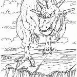 דף צביעה דרגון בול 3