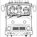 דף צביעה סם, אלביס ופני במשאית הכיבוי