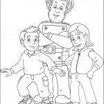 סמי הכבאי עם התאומים ג'יימס ושרה