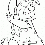 דף צביעה פרד קדמוני רוקד