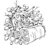 דף צביעה פרד, ברני ודינו במכבש