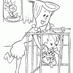 דף צביעה וילמה מניחה את פבלס בלול