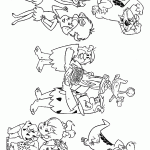 דף צביעה גיבורי הסדרה משפחת קדמוני