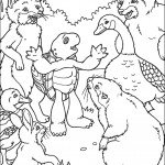 דף צביעה פרנקלין וחבריו הטובים